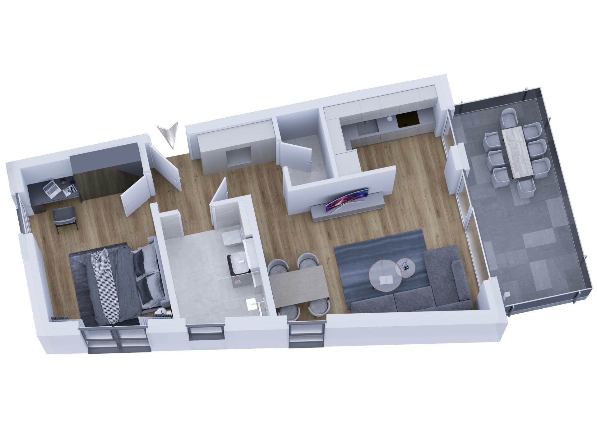 Grundriss WG 9,11,13
